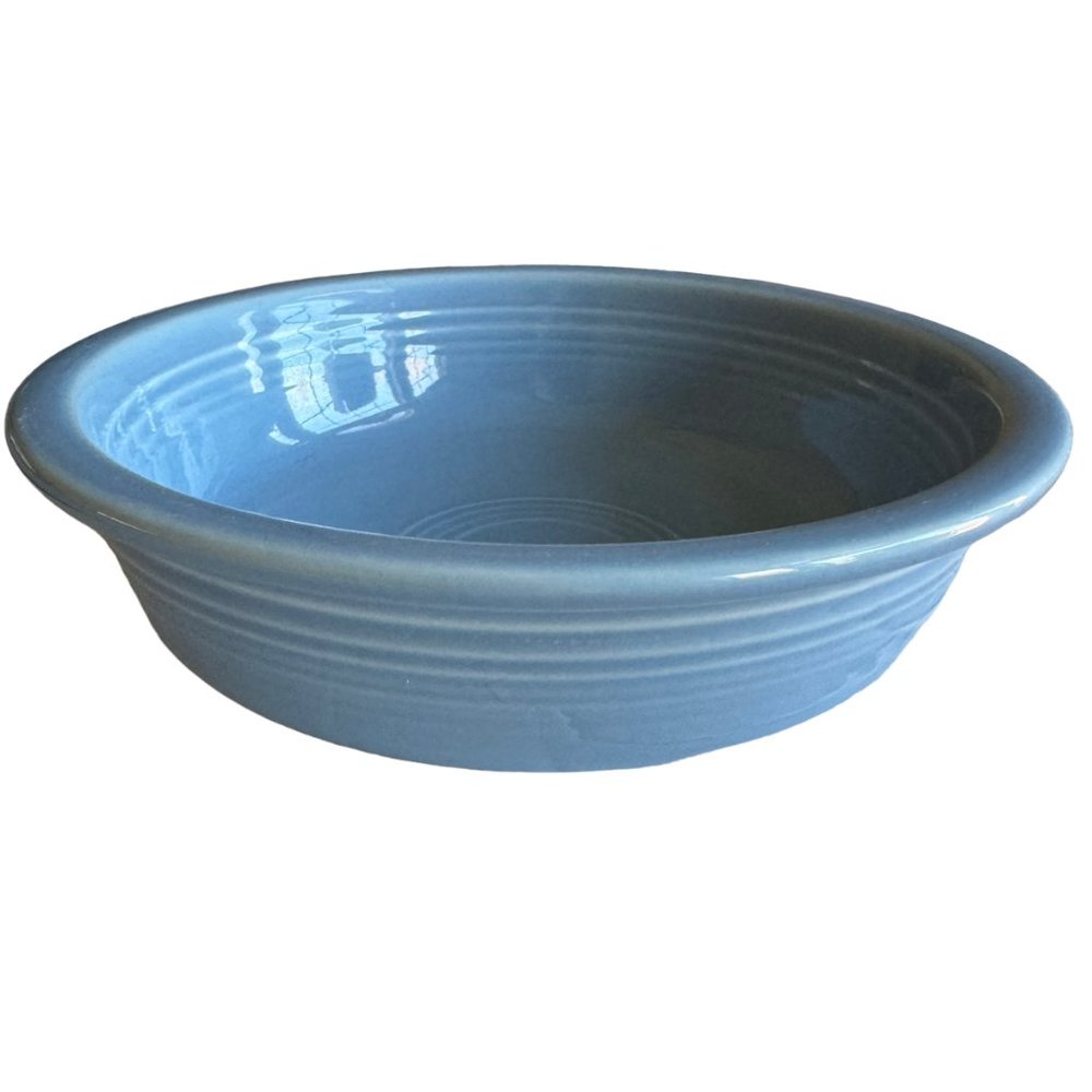 Homer Laughlin Fiestaware Coupe Soup Bowl Periwinkle Blue 1989 Homer Laughlin - Picture 2 of 6